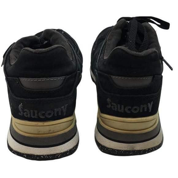 Saucony Leather Courageous Sneakers Trainers Shoes Men 10.5 Black‎ Suede main image 7